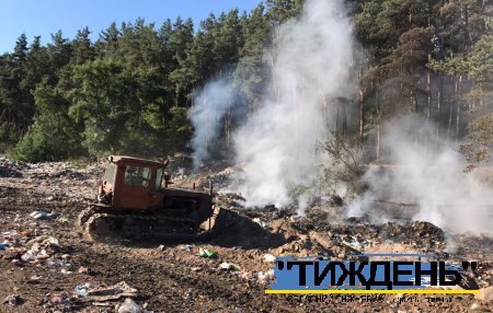 Від підпалу сухостою у Тростянці сталася пожежа на міському санітарному полі