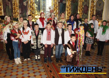 У Вознесенському храмі Тростянця на Різдво колядували діти