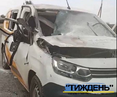 російський дрон атакував автівку Тростянецького пересувного відділення Укрпошти
